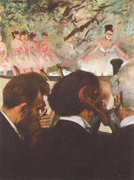 Edgar Degas Musicians in the Orchestra Sweden oil painting art